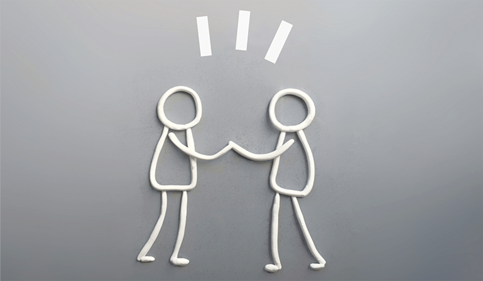 shaking hands characters